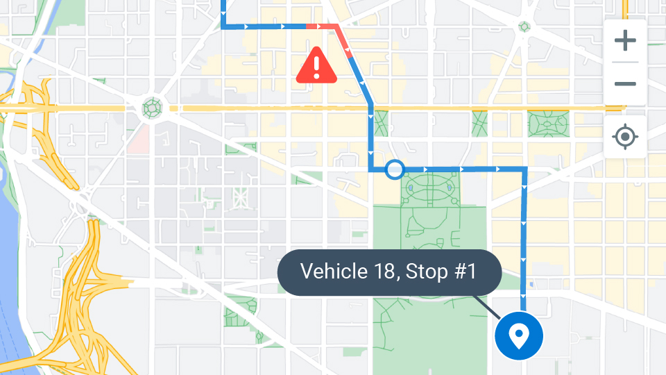 mygeotab routing UI